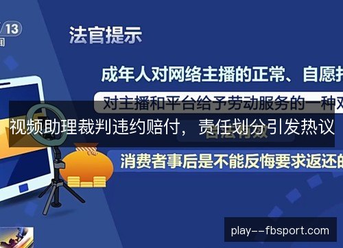 视频助理裁判违约赔付，责任划分引发热议